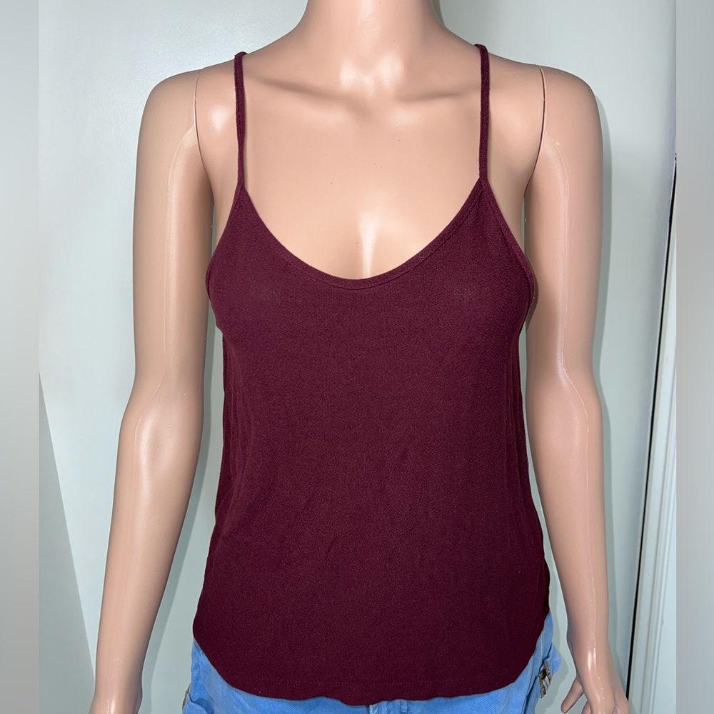 2 / $20 ❤️ Ronny Kobo Burgundy Tank Top